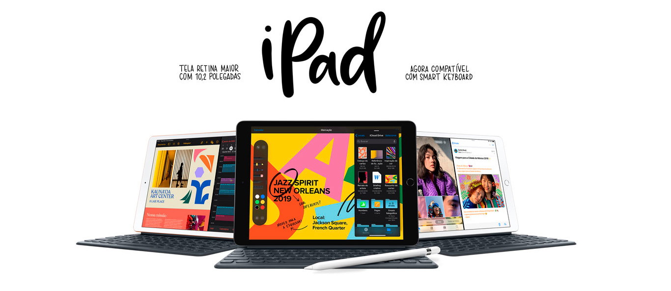iPad 7 Apple, Tela Retina 10,2